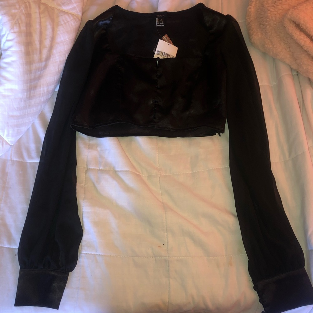 Black long sleeved shirt